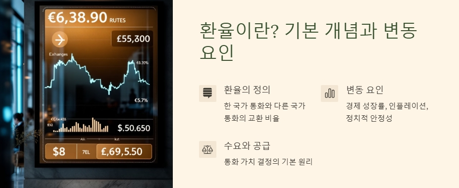 환율이란? 기본 개념과 변동 요인