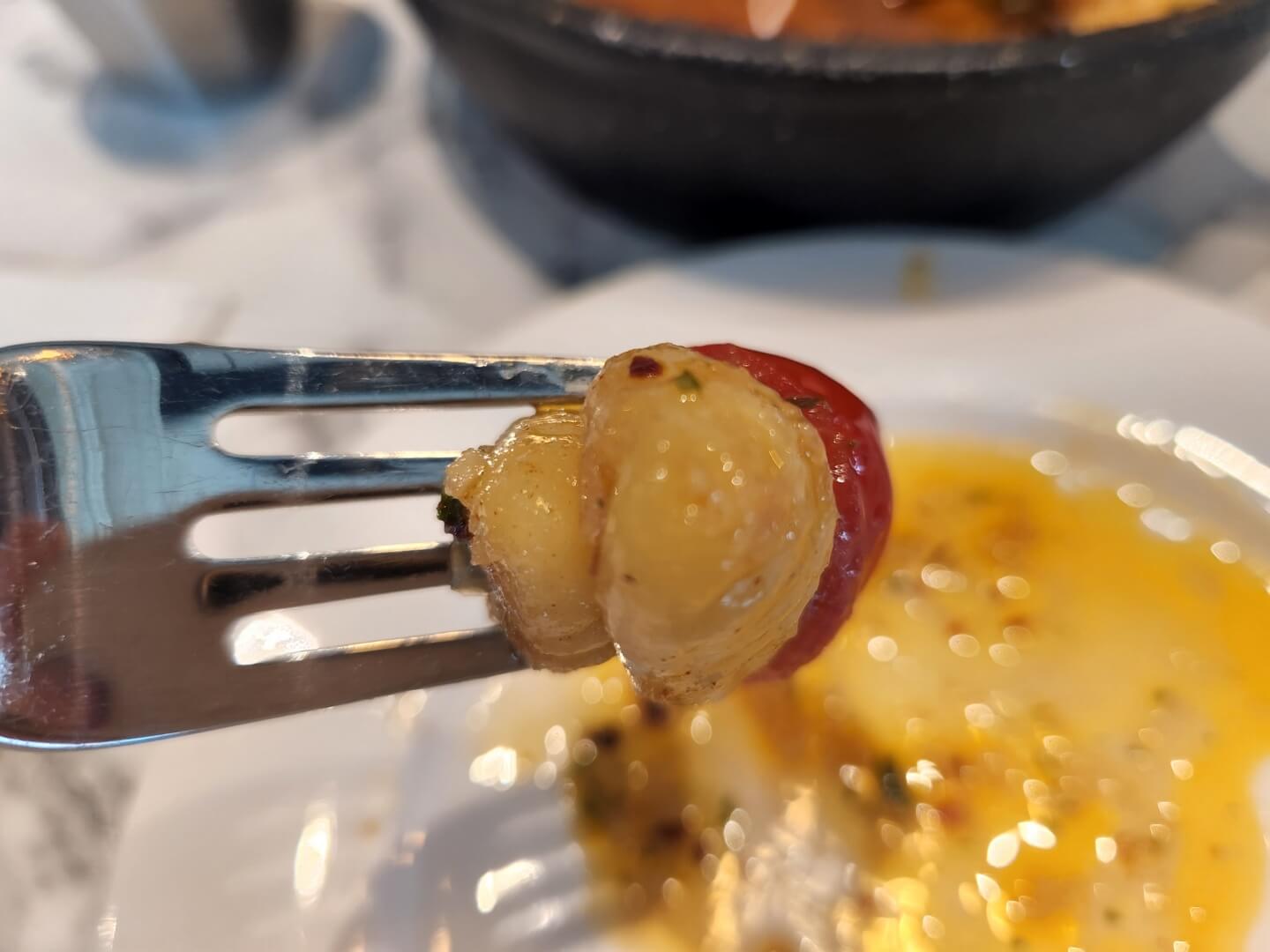 뇨끼와 방울토마토도 한입
