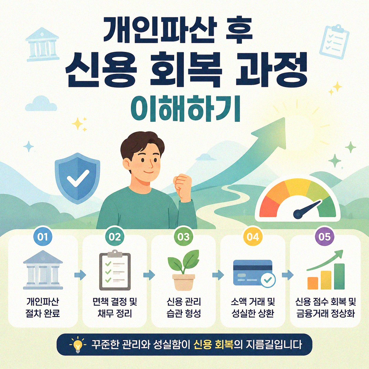 개인파산 후 신용카드 언제부터 쓸 수 있을까요?