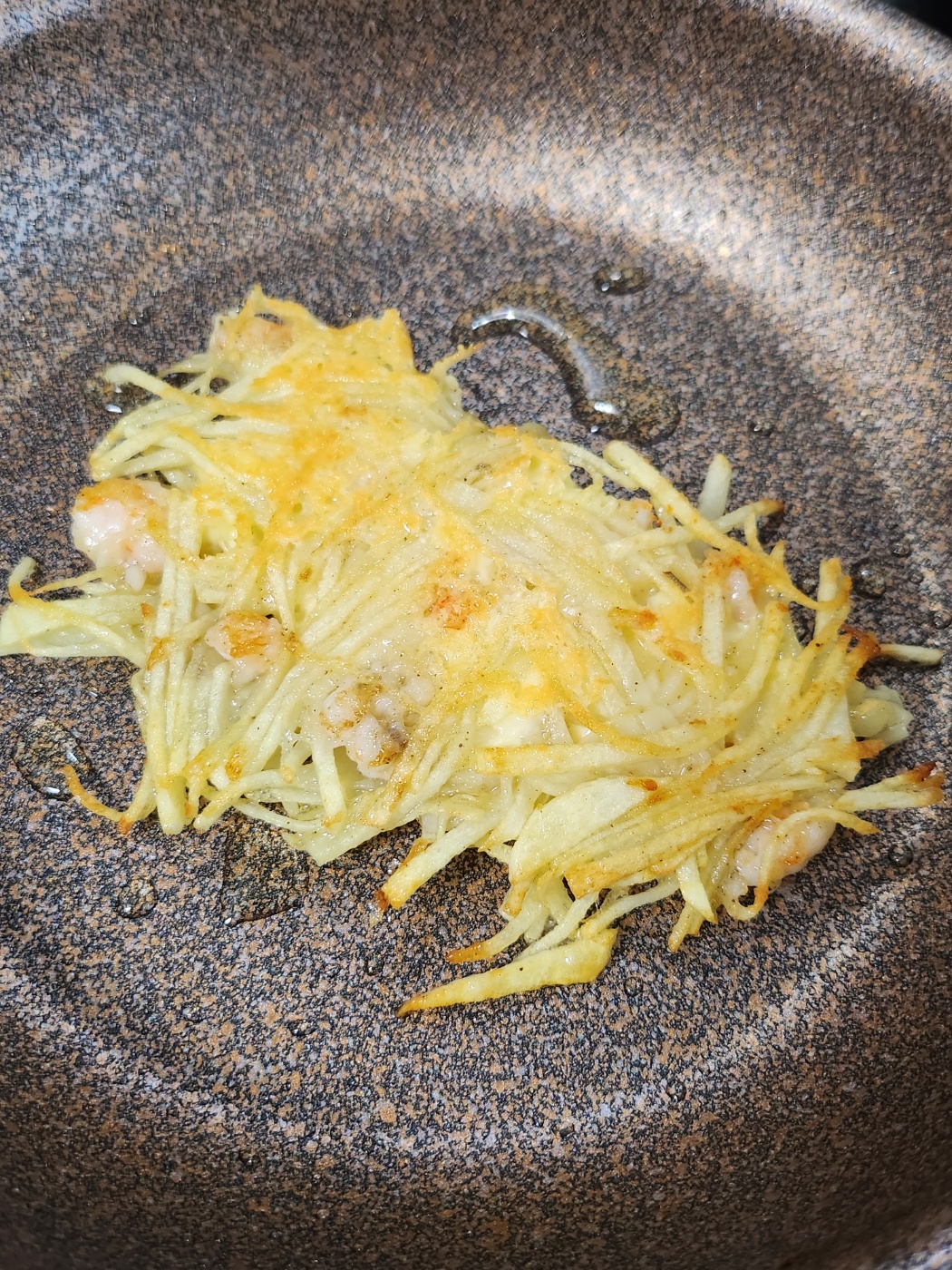 감자요리 감자채새우전