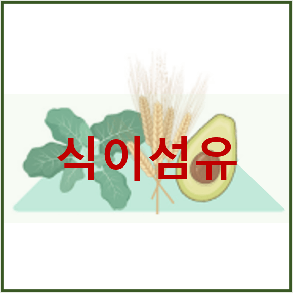 식이섬유