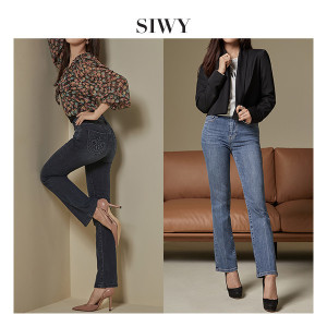 씨위 SIWY 세미 플레어 데님 팬츠 2종