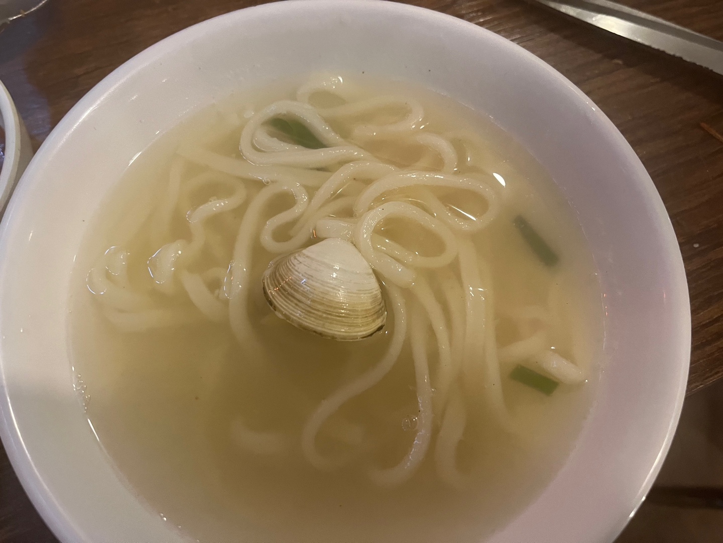 마무리 칼국수