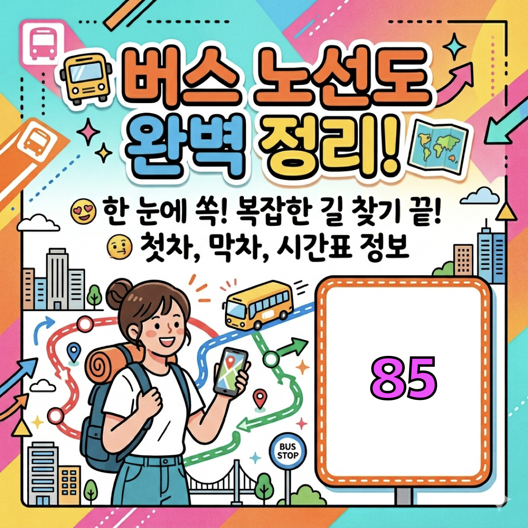 부산_85번버스_운행노선도