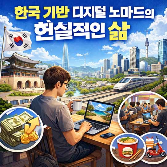 한국 기반 디지털 노마드의 현실적인 삶