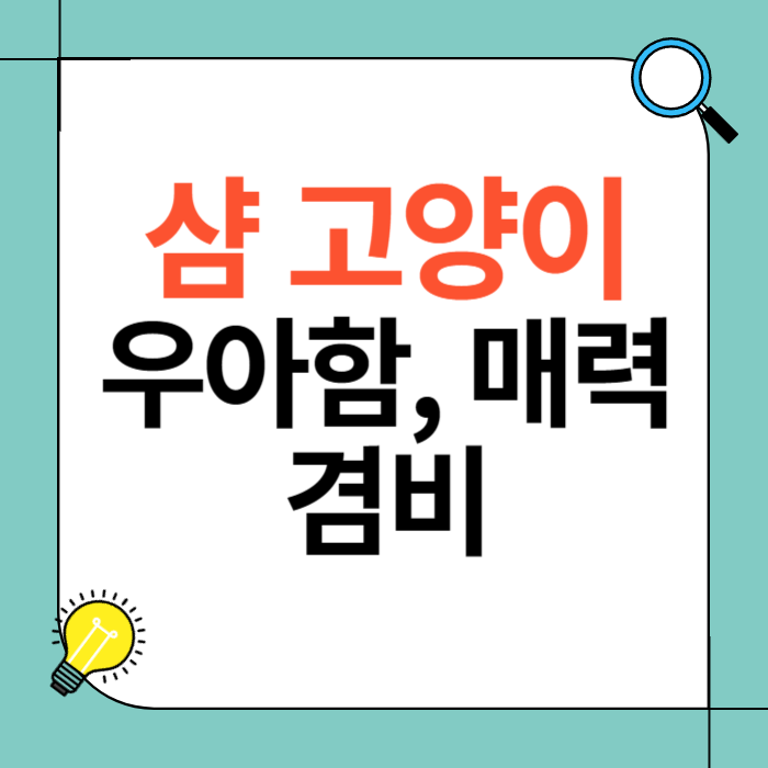 샴 고양이