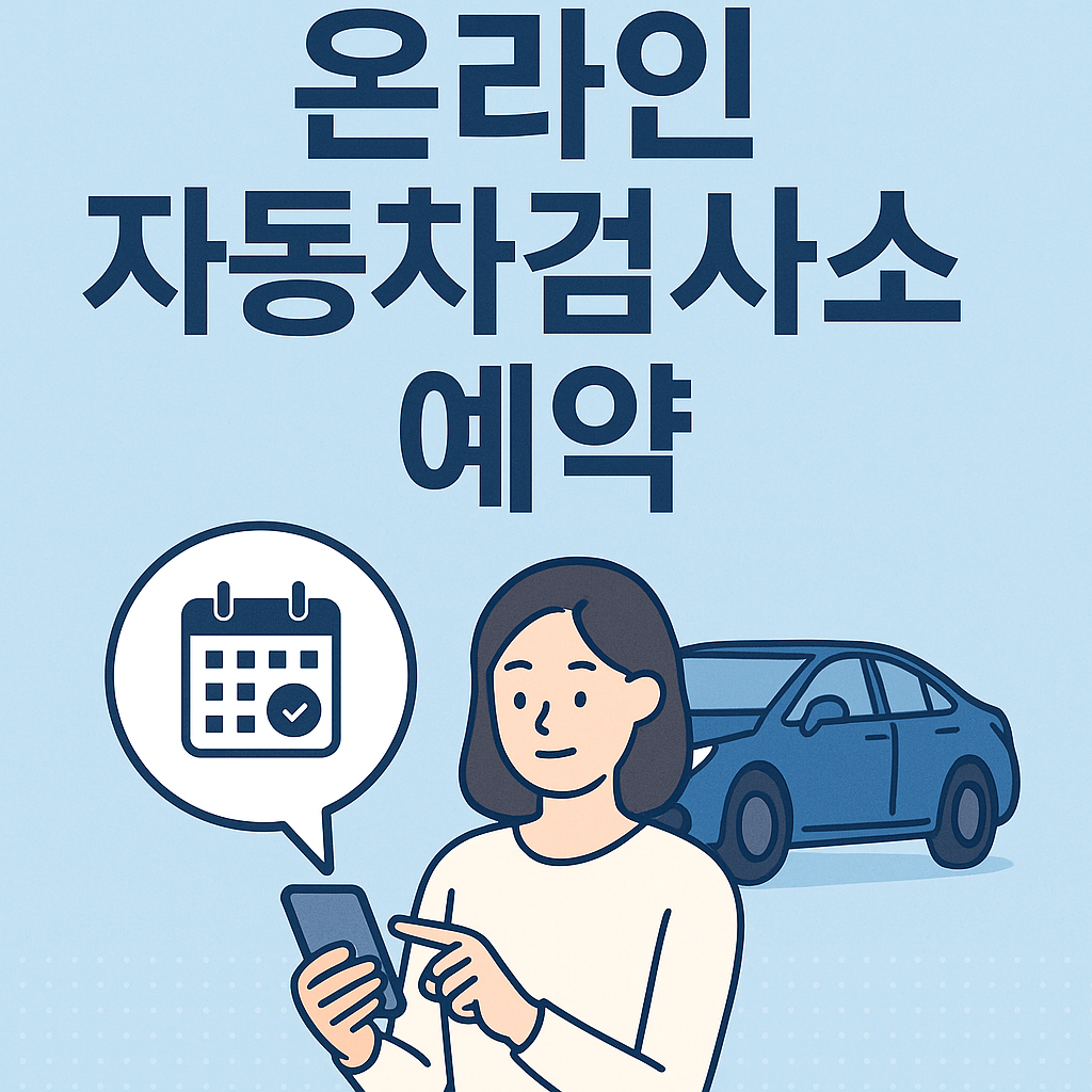 온라인 자동차검사소 예약