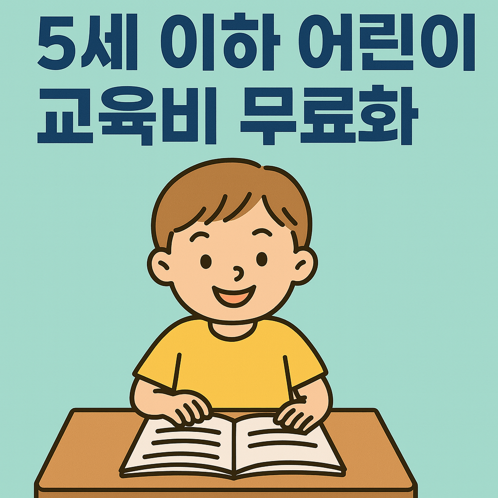 5세 이하 교육비 전면 무료화