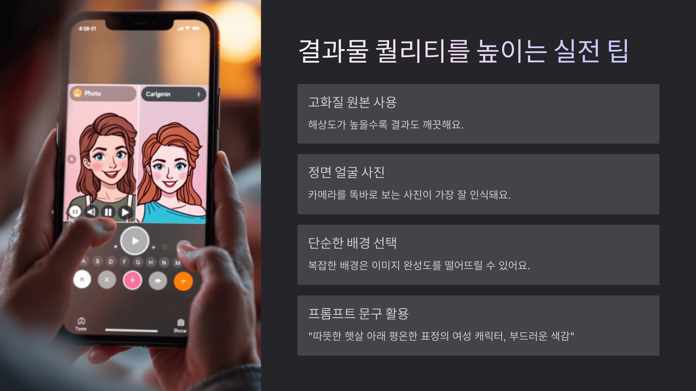 결과물 퀄리티를 높이는 실전 팁