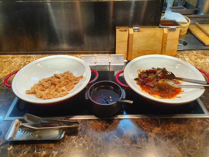 탕수육과-소고기볶음