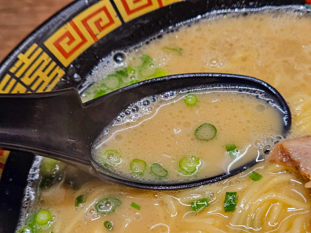 오사카 이치란 라멘 국물 농도