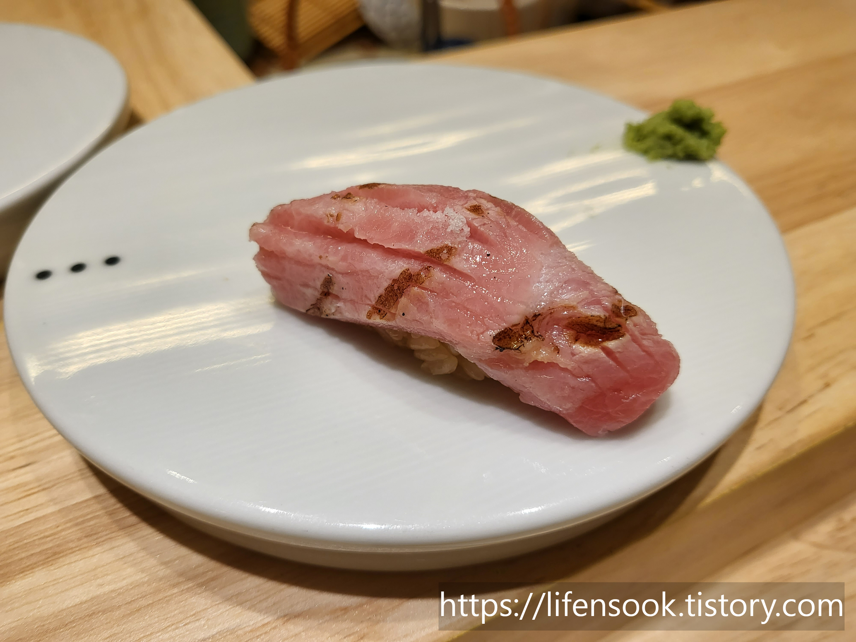 스시유우히 참치뱃살초밥