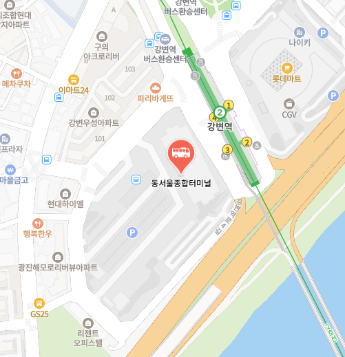 동서울종합터미널 위치