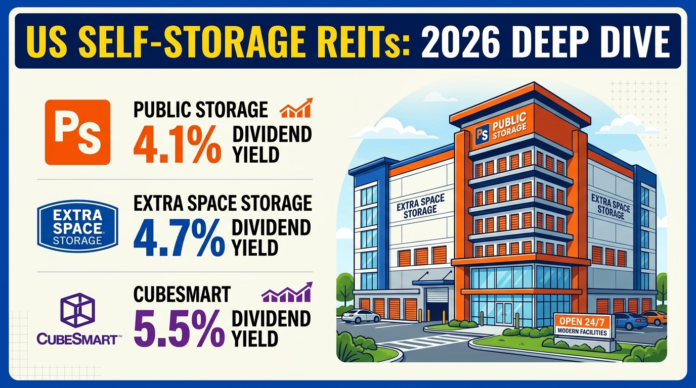 2026년 미국 셀프스토리지(Self Storage) 관련주 전망: 경기 방어력을 갖춘 구조적 성장 리츠 분석