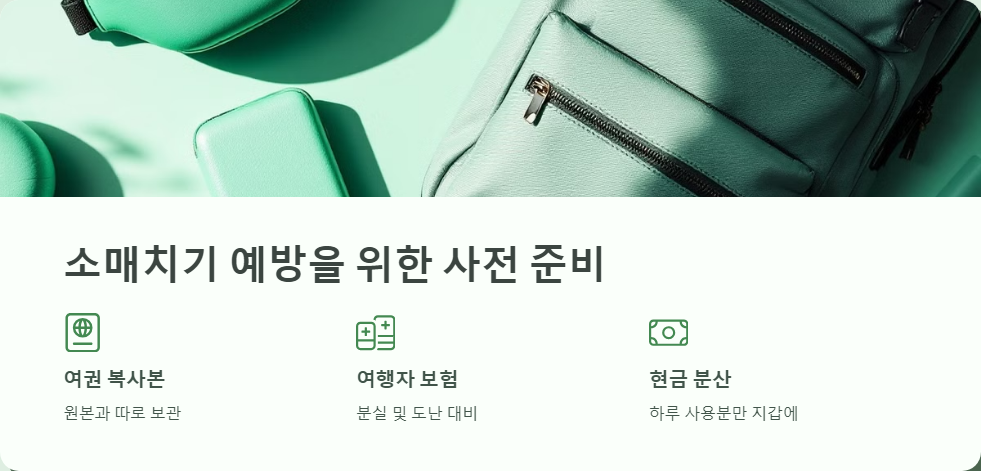 소매치기예방법