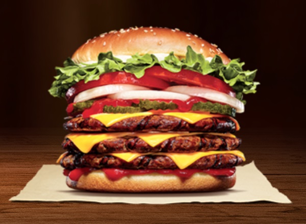 버거킹 메뉴 가격