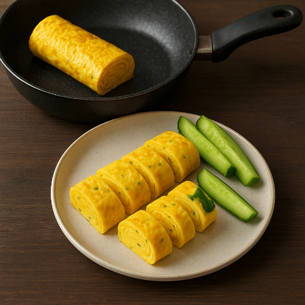 오이가 들어간 계란말이 이미지,