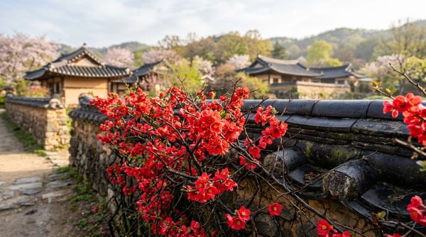 옛집, 산당화