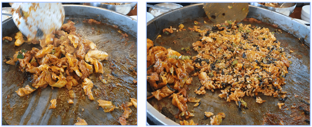 닭갈비-먹고-볶음밥-먹기