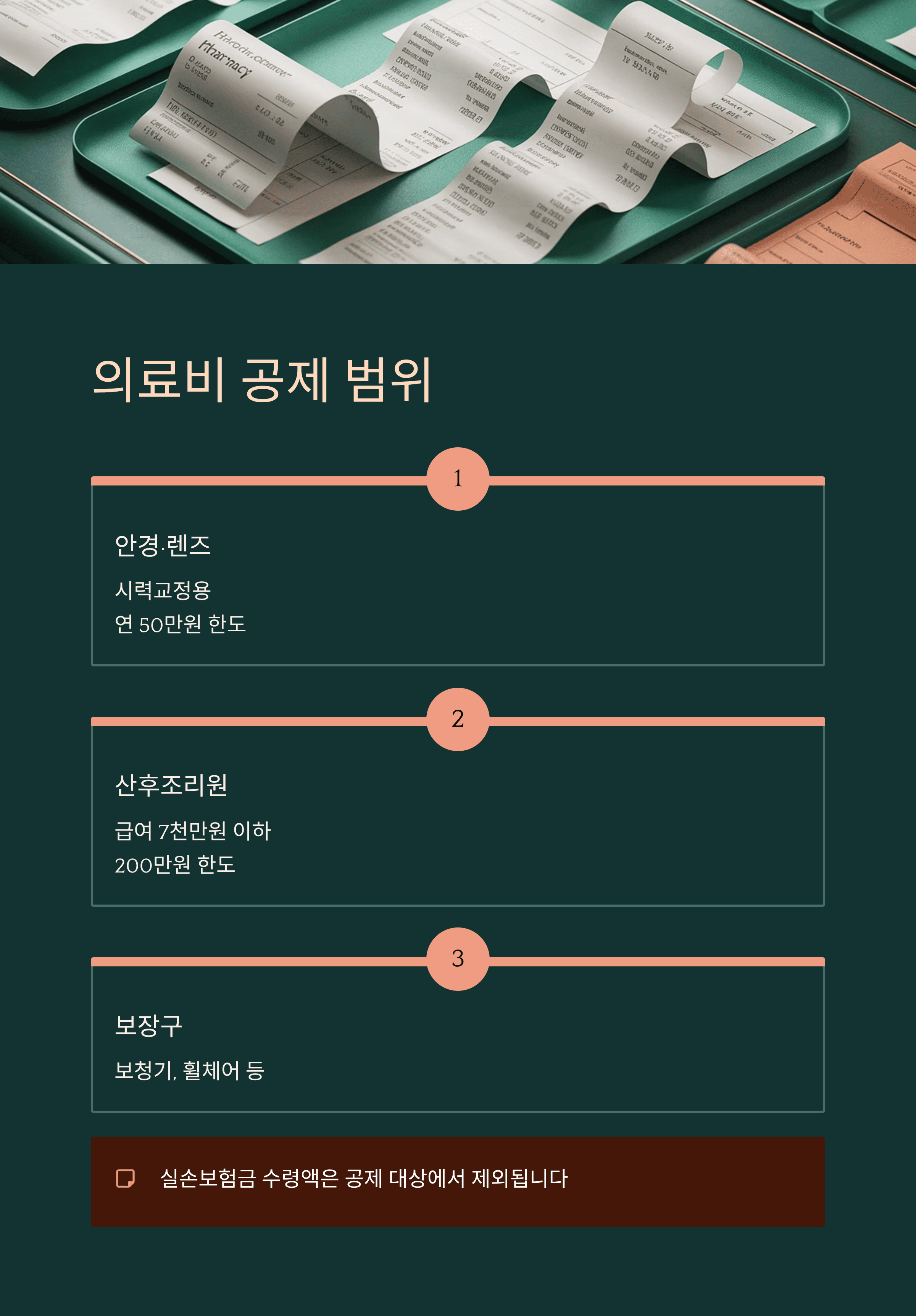 의료비 공제 범위