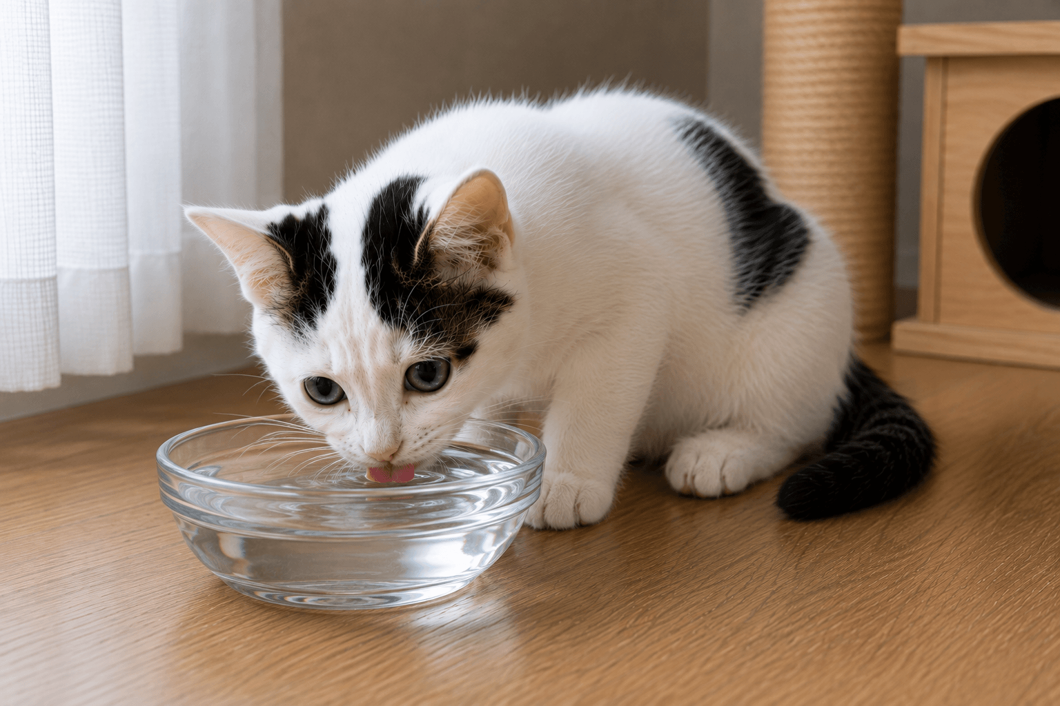 고양이 수분 공급 팁