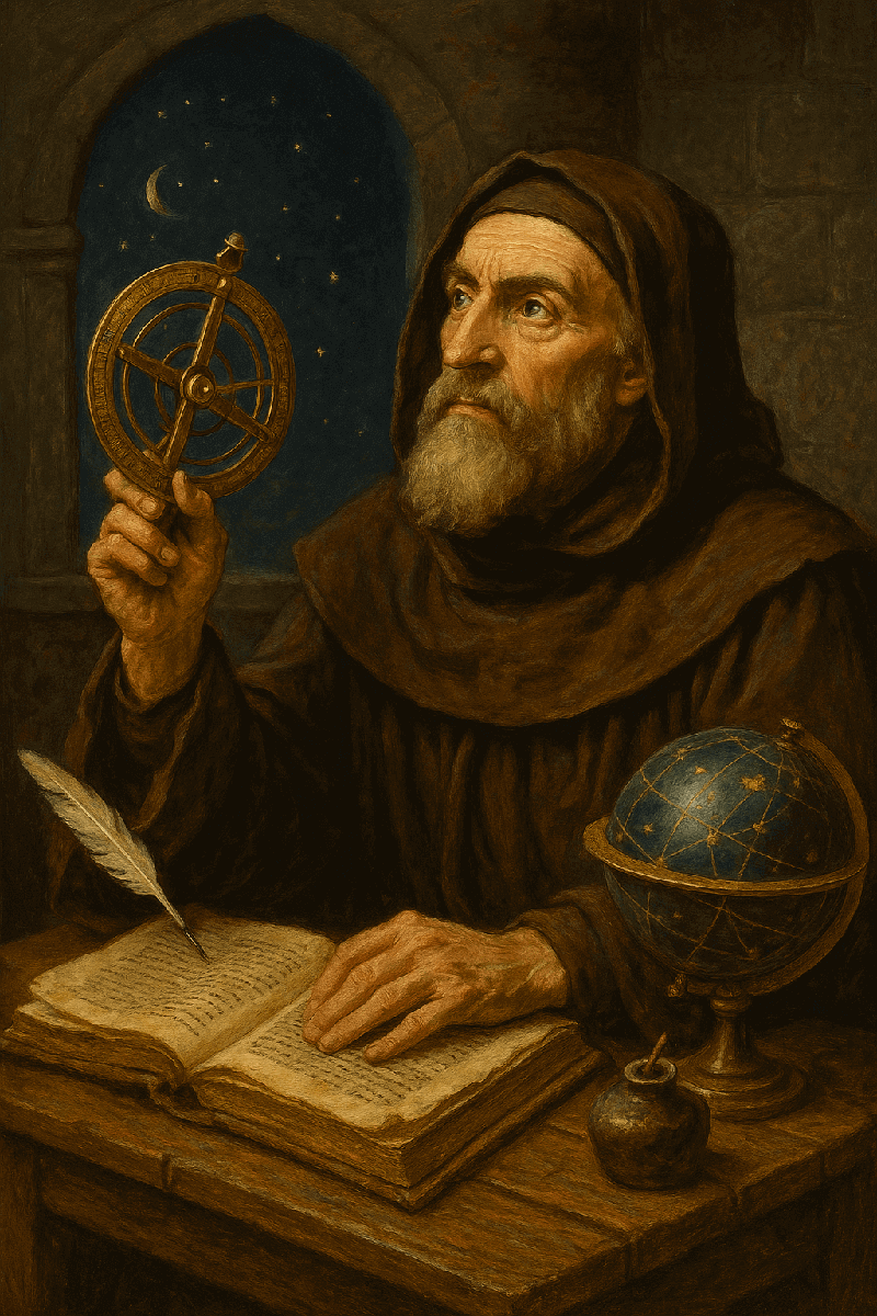 중세 천문학자 로저 베이컨(Roger Bacon)