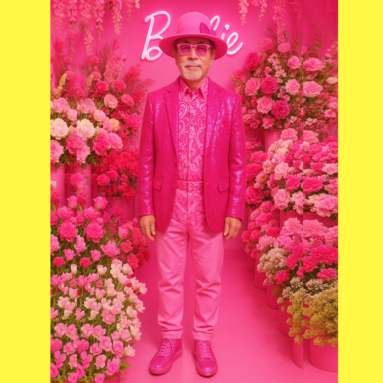 챗GPT 바비스타일 완성한거