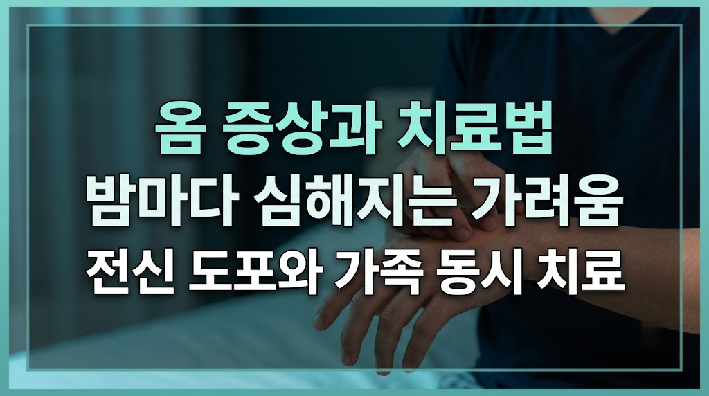 옴 증상 특징과 올바른 치료법 전신 도포 수칙