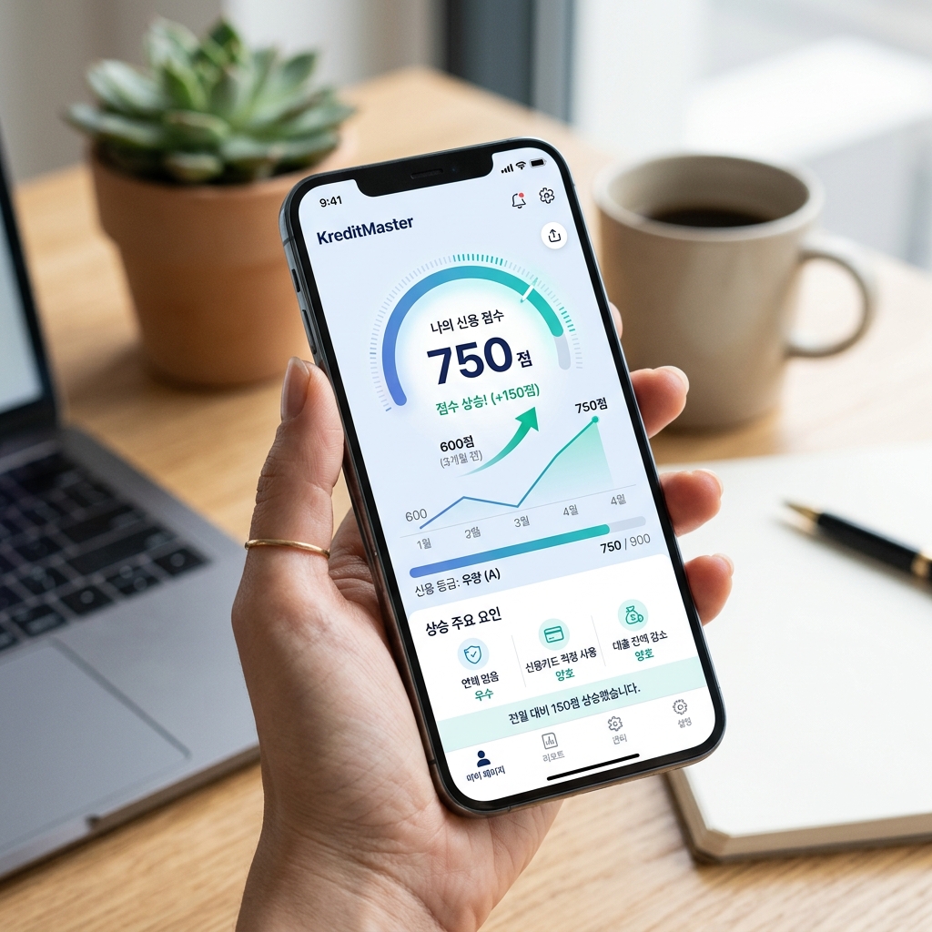 신용카드 사용률 30퍼센트 유지 설명 그래프