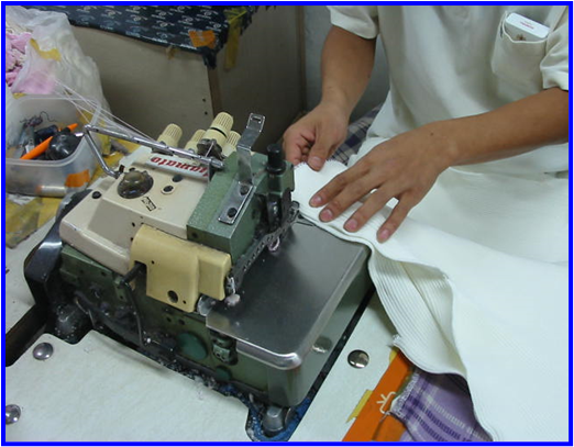 스웨터 가공의 주요 단계: 자수 및 부착