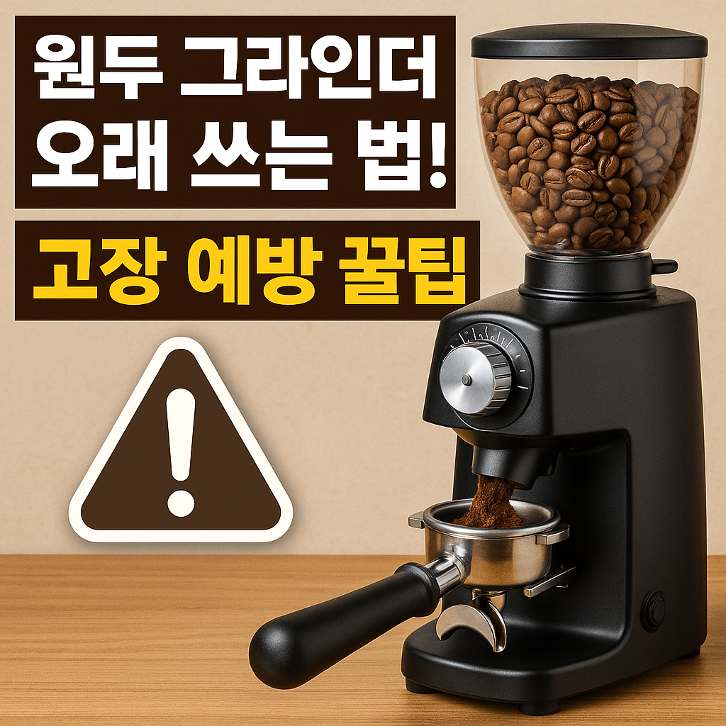 원두 그라인더 오래 쓰는 법