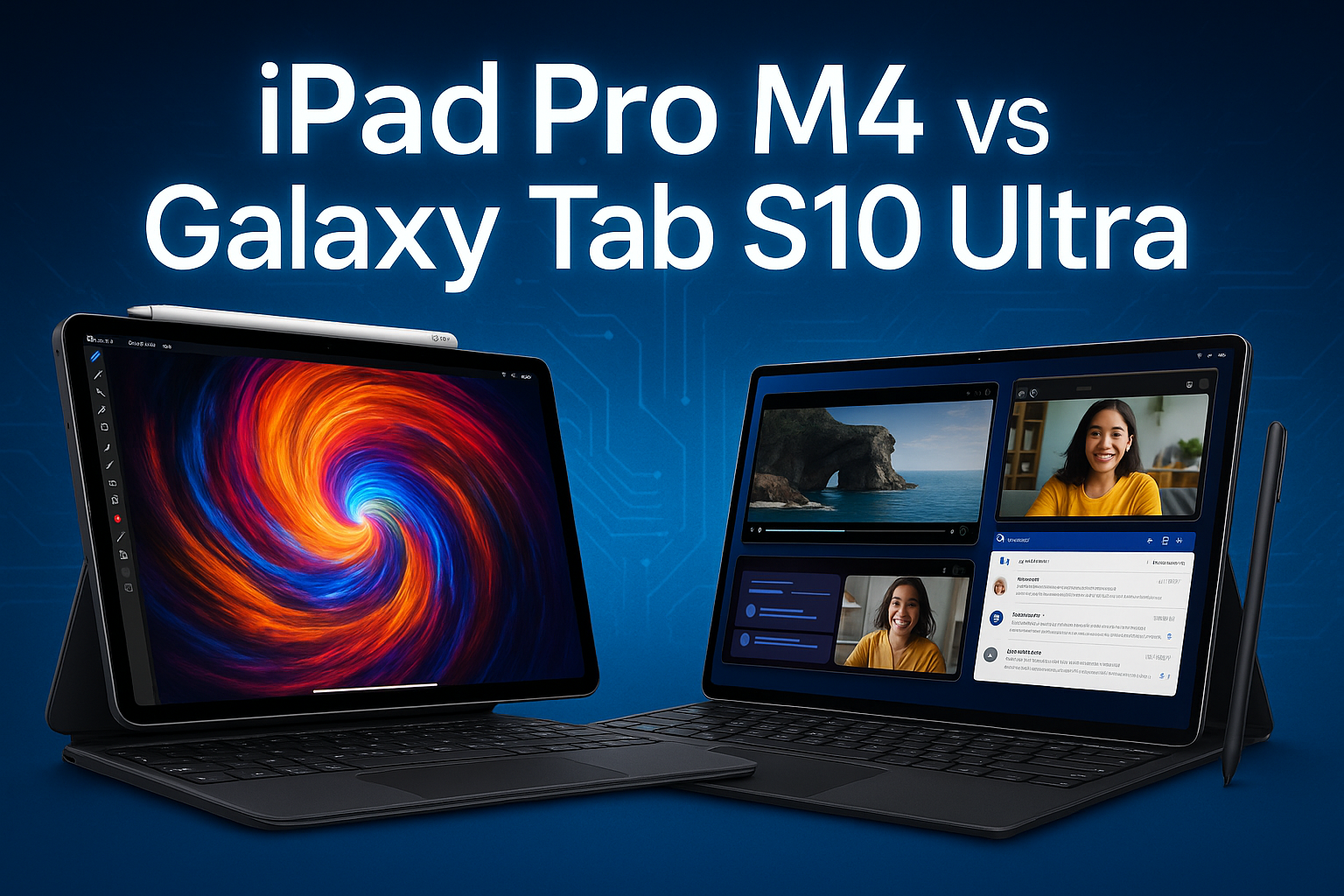 iPad Pro M4 vs Galaxy Tab S10 Ultra - 태블릿 비교 iPad Pro vs Galaxy Tab 비교 썸네일