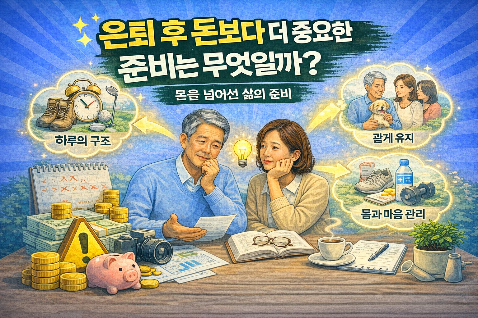 은퇴 후 돈보다 더 중요한 준비는 무엇일까?