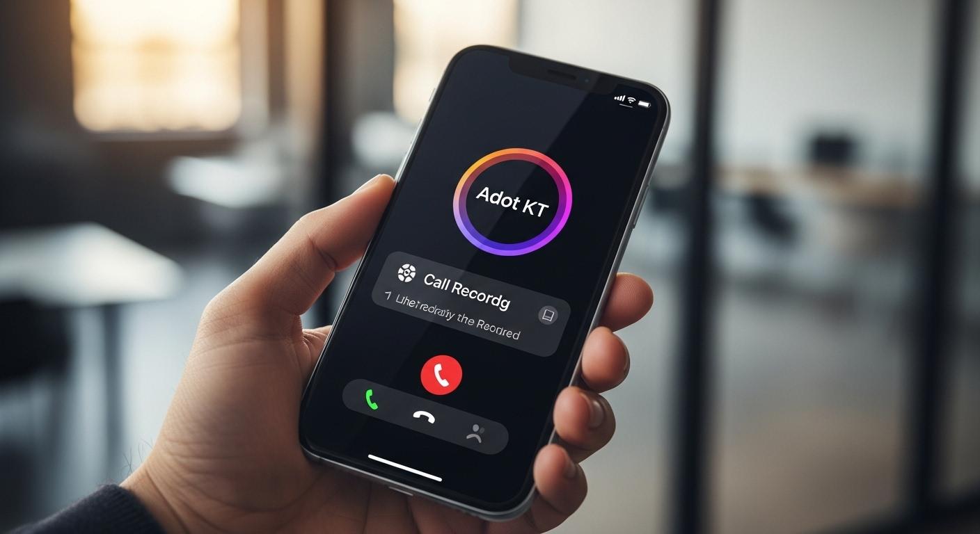 아이폰 통화녹음 에이닷 kt