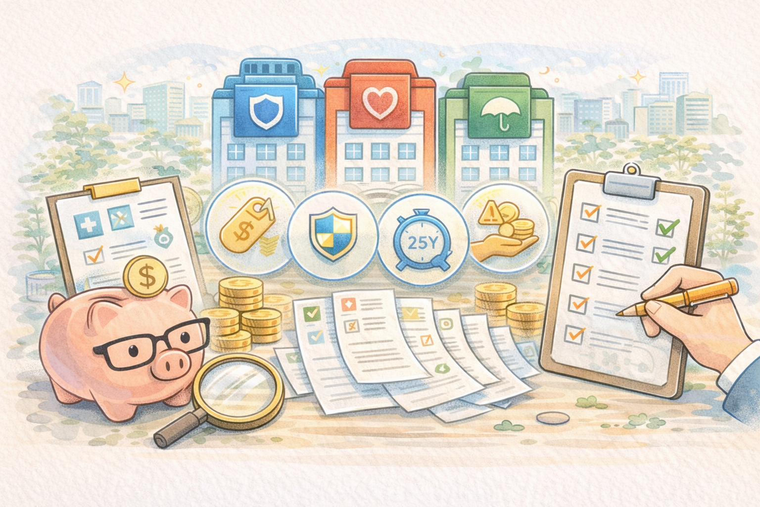 보험 비교 인포그래픽