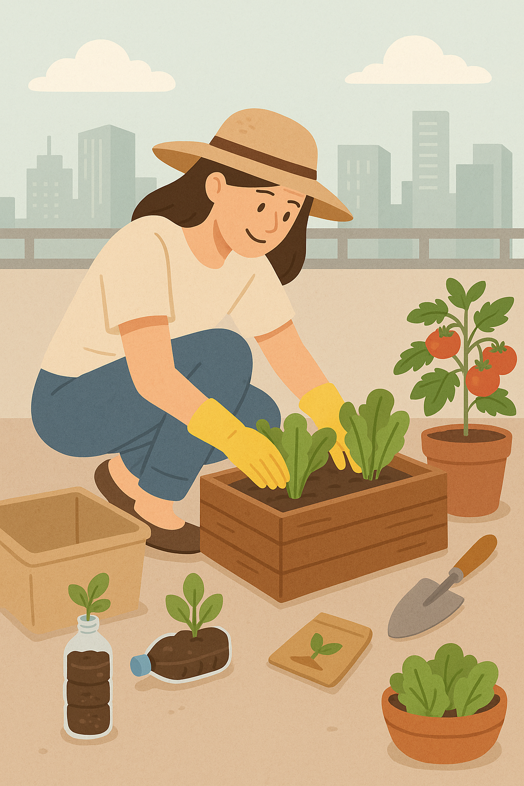 저비용으로 시작하는 도시농업