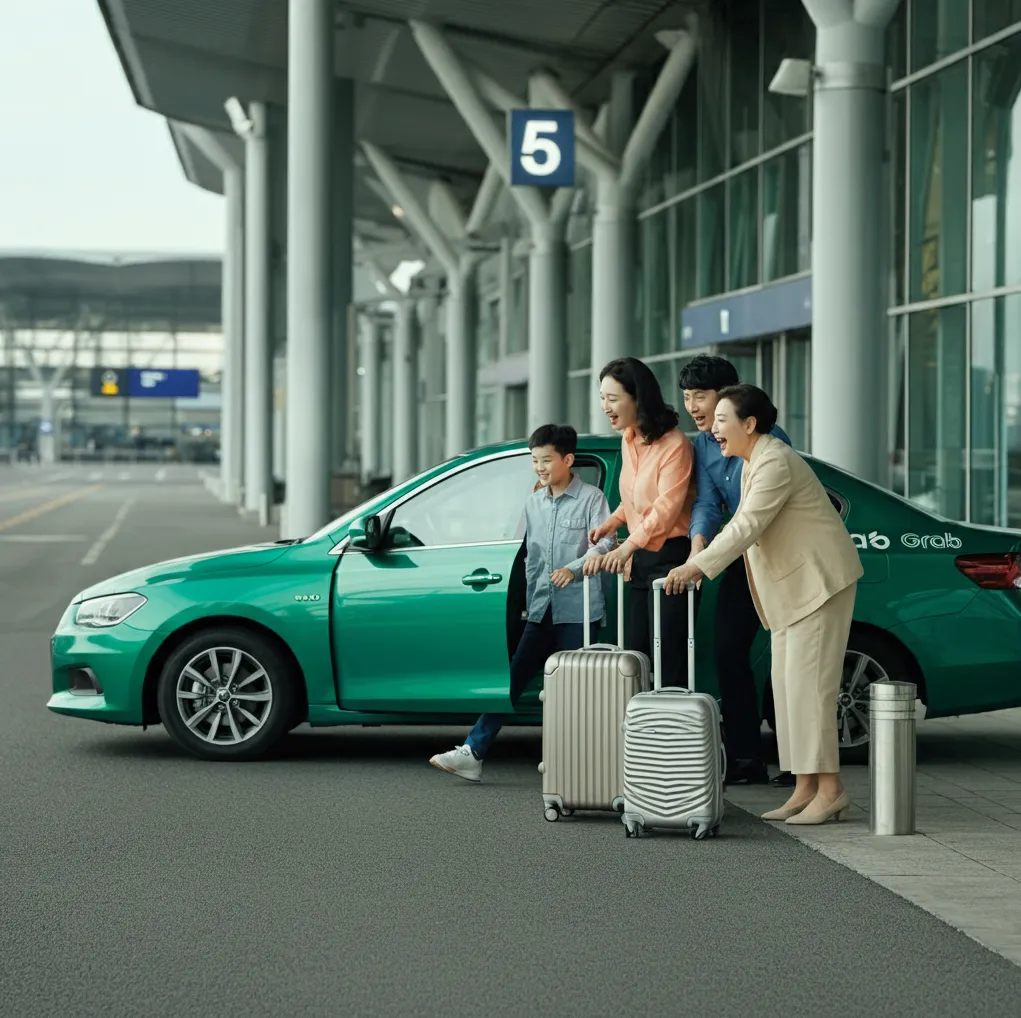 공항에서-그랩타는-한국인가족03