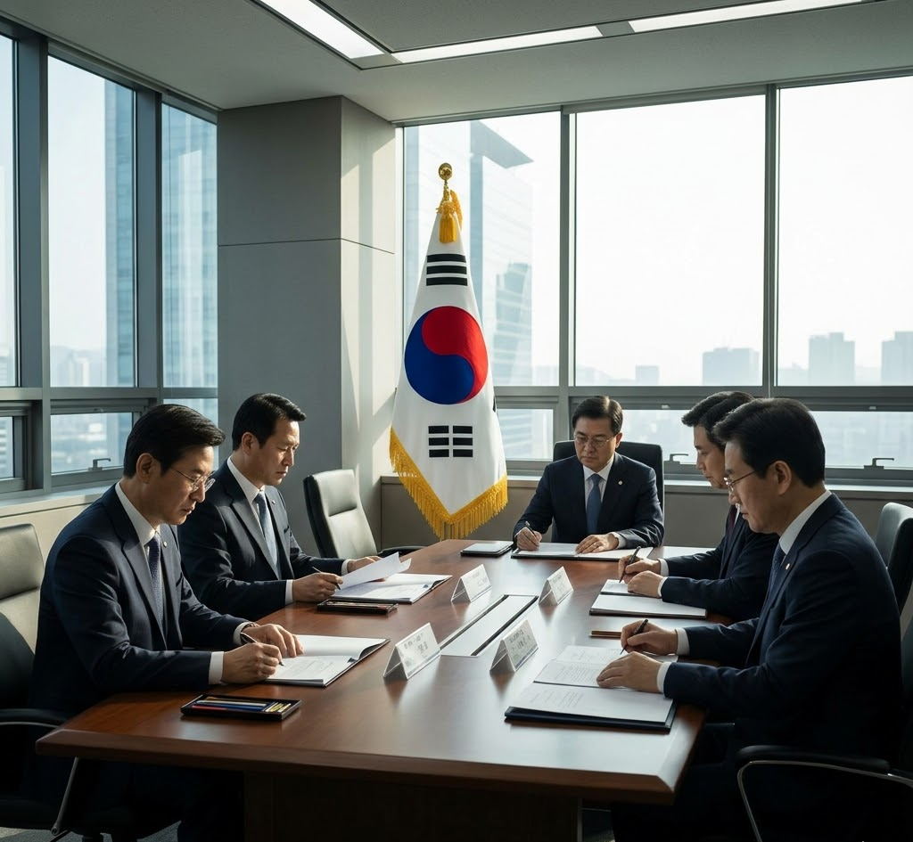 2026 긴급조정권 발동 검토 중인 정부 관계자 회의 장면