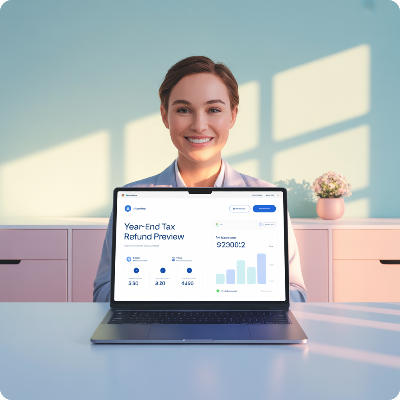 연말정산 미리보기 이미지