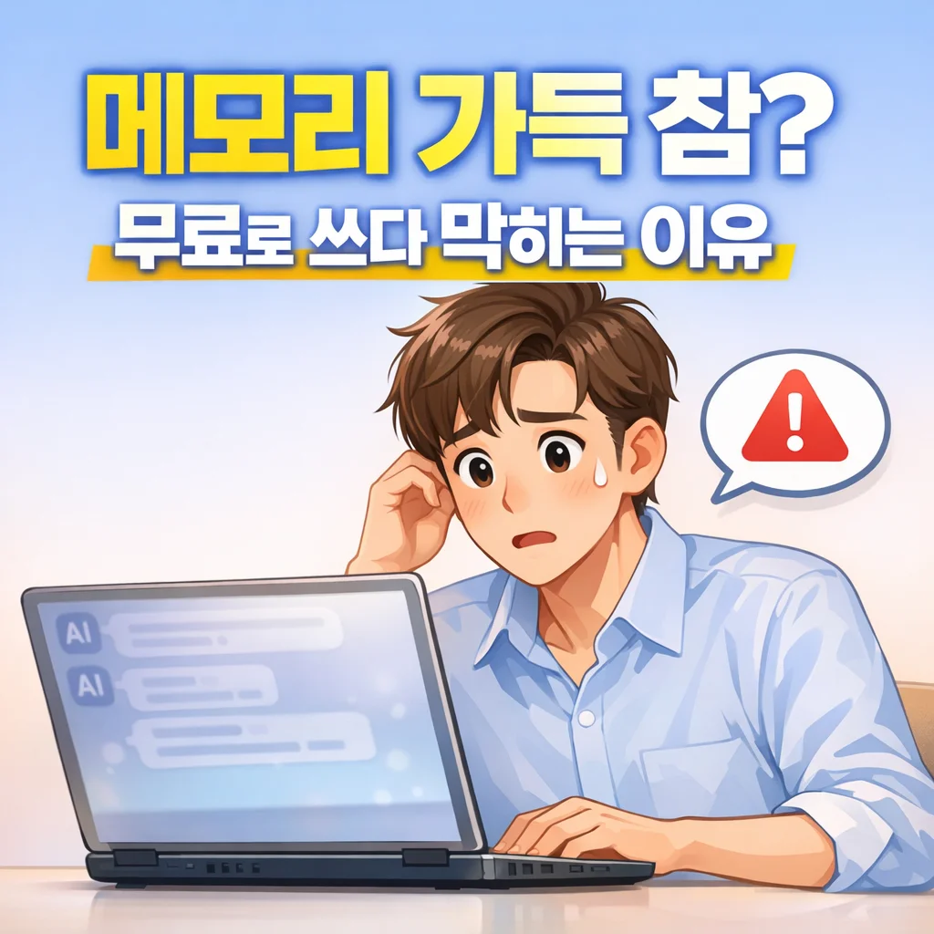 ‘메모리 가득 참’ 알림 피하는 방법