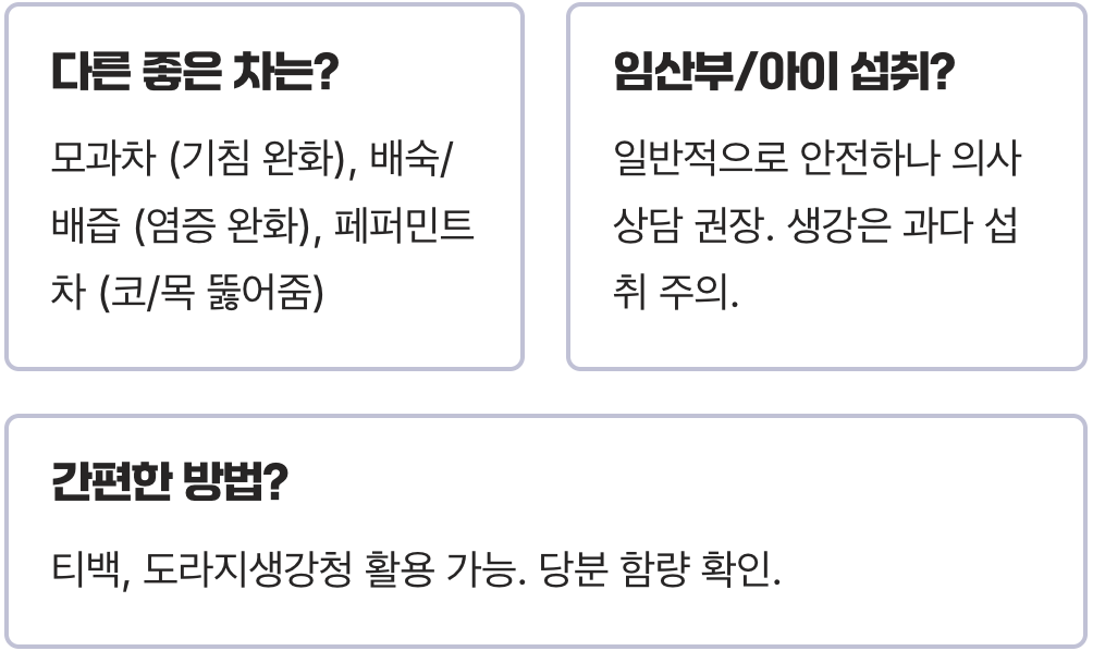 봄철 미세먼지, 기관지 보호하는 '이 차' 한 잔의 기적