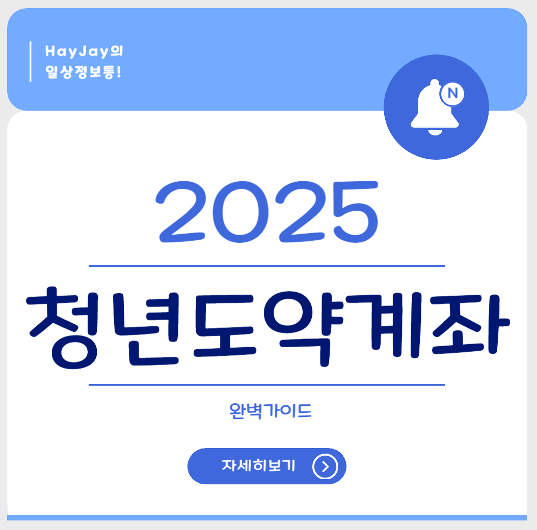 청년도약계좌 소득별 정부지원금 정리표 (2025 최신판)