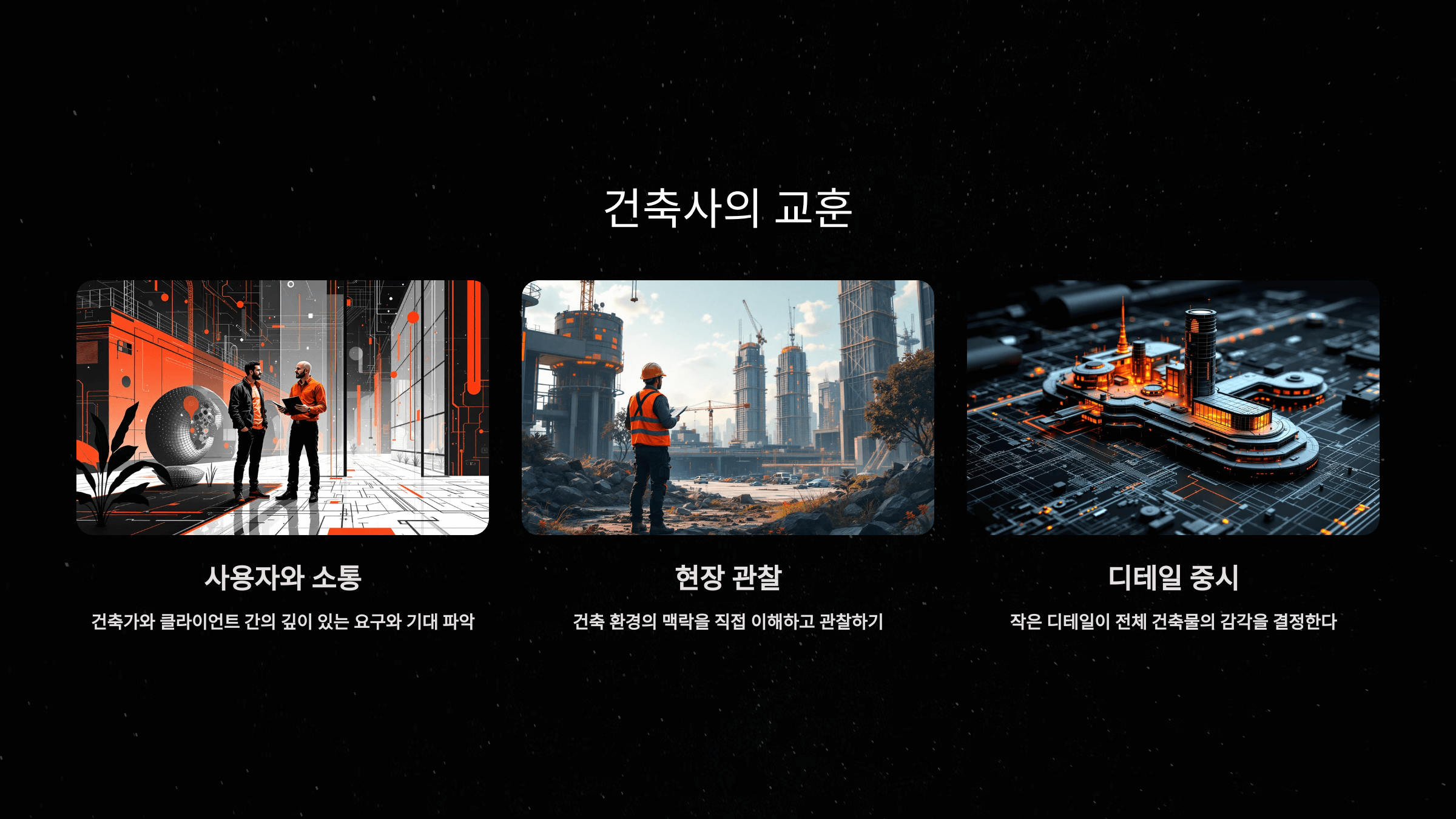 건축사의 경험에서 배우는 교훈_사진