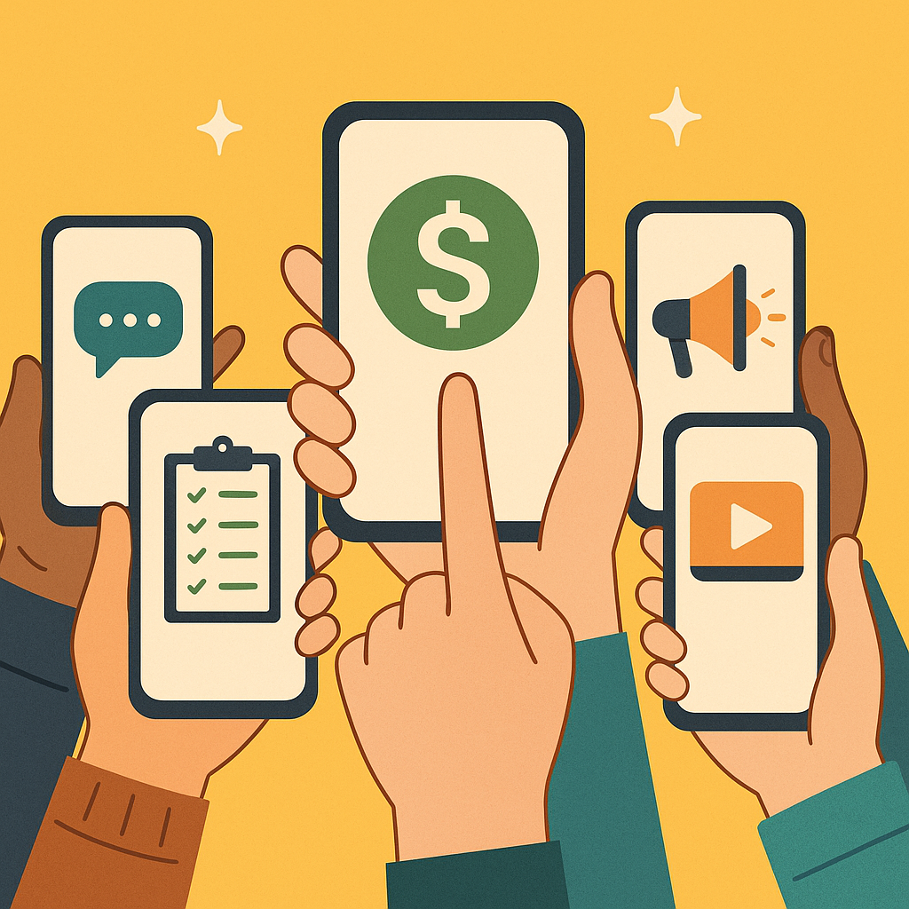 스마트폰 알바, 어디까지 가능한가? 현실 가능한 수익 루트 총정리