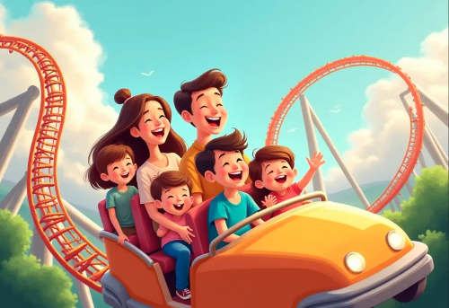 어린이날-가족-놀이공원-롤러코스트