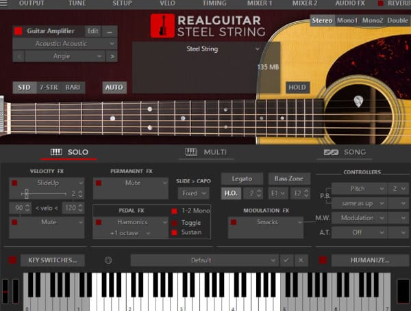 REALGUITAR STEEL STRING의 모양