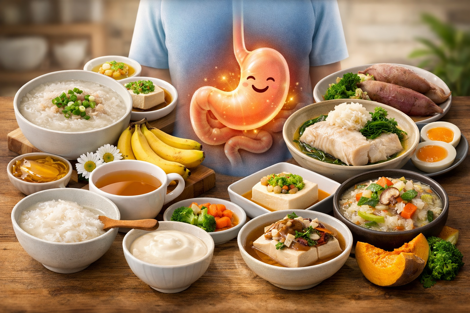 소화력이 약한 사람을 위한 음식 궁합