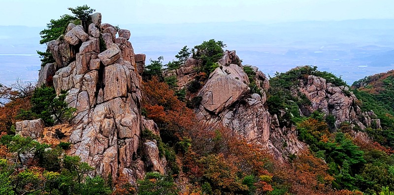 전남 강진 월각산 18 죽순봉와 암봉들