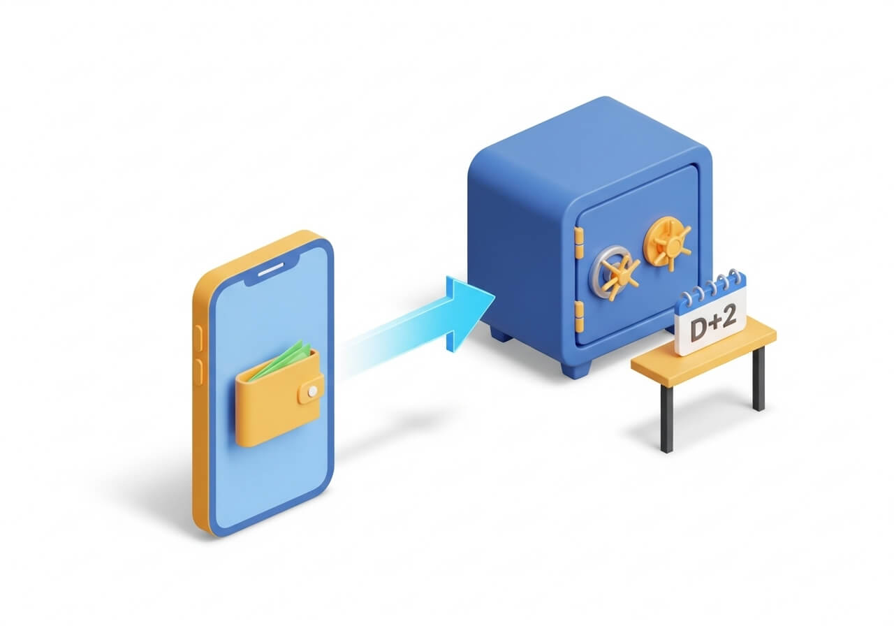 주식 예수금 입금 시간