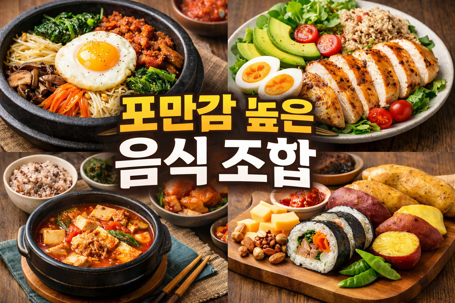 포만감 높은 음식